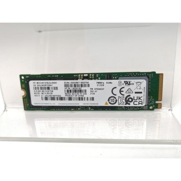 【中古】各社 512GB SSD (M.2 2280/PCIe3.0 NVMe)【高崎モントレー】保...