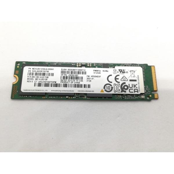 【中古】各社 512GB SSD (M.2 2280/PCIe3.0 NVMe)【高崎モントレー】保...