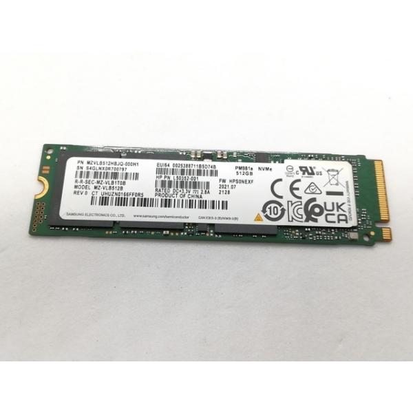 【中古】各社 512GB SSD (M.2 2280/PCIe3.0 NVMe)【高崎モントレー】保...