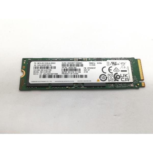 【中古】各社 512GB SSD (M.2 2280/PCIe3.0 NVMe)【高崎モントレー】保...