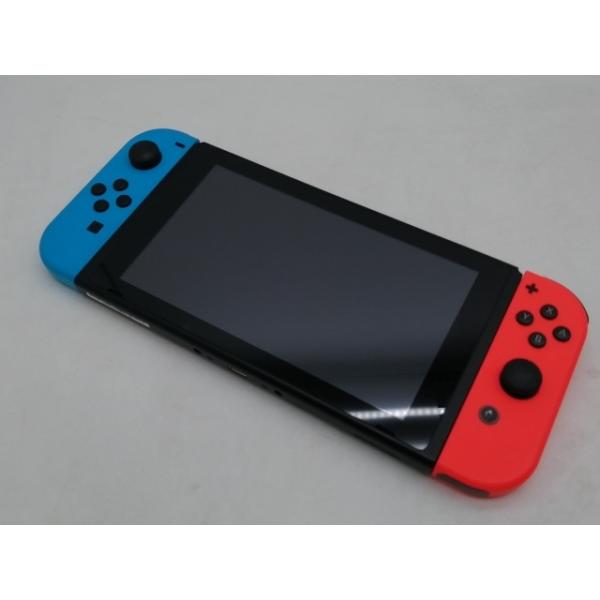 【中古】Nintendo Switch 本体 Joy-Con(L) ネオンブルー/(R) ネオンレッ...
