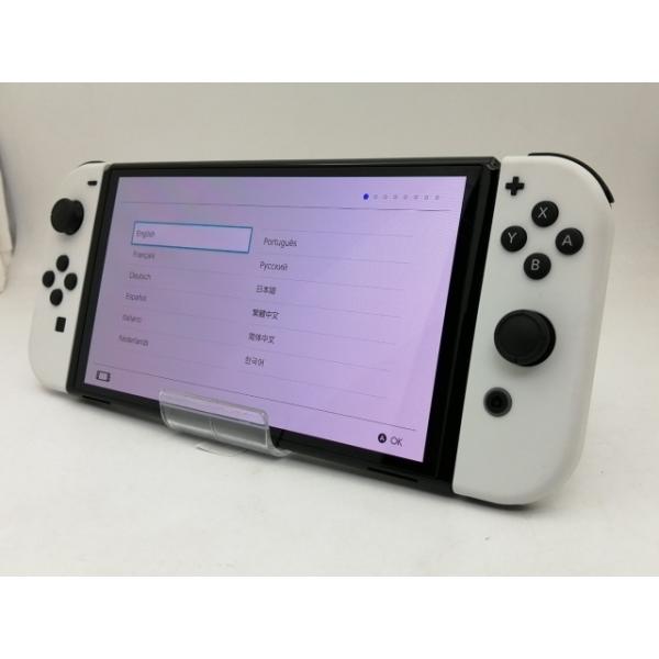 【中古】Nintendo Switch 本体 (有機ELモデル) HEG-S-KAAAA ホワイト【...