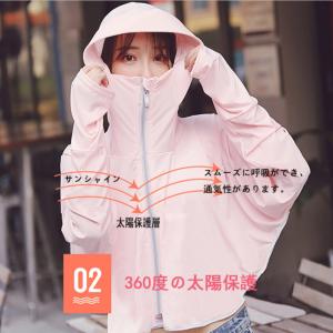 UVカット ポンチョ ラッシュガード パーカー...の詳細画像2