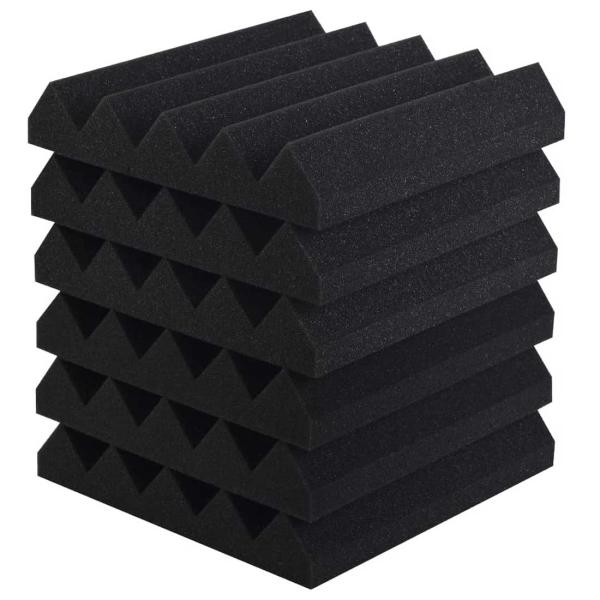 吸音材 6枚セット 遮音材 ウレタンフォーム 30*30*5cm 難燃 消音 吸音材質 吸音対策 騒...