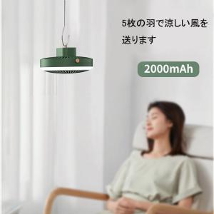 吊り下げ扇風機 ライト付き ファンライト 充電...の詳細画像4