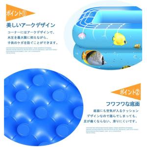 子供用プール 家庭用 ビニールプール 暑さ対策...の詳細画像2