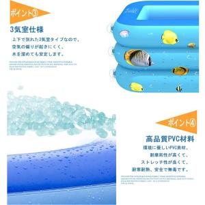 子供用プール 家庭用 ビニールプール 暑さ対策...の詳細画像3