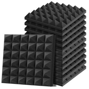 吸音材 防音 極厚 30*30*5cm 12枚 ウレタンフォーム 吸音パネル 耐火