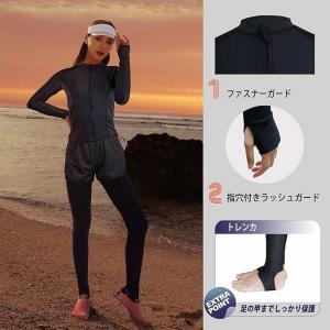 ラッシュガード 5点 セット フィットネス 水...の詳細画像2