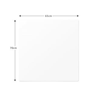 冷蔵庫マット 65*70cm 厚さ2.0mm 無色 透明 ＰＶＣ キズ防止 凹み防止 床保護シート 滑り止め 床暖房対応 下敷き Mサイズ｜janri