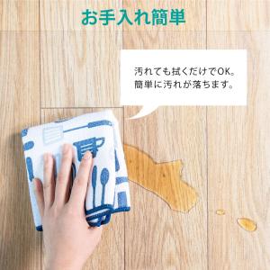 冷蔵庫マット 無色 透明 PVC キズ防止 凹...の詳細画像3
