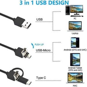 ワイヤレス内視鏡カメラ USB 内視鏡カメラ ...の詳細画像1