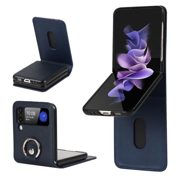 選べる5色 Galaxy Z Flip3 スマホケース リング スタンド機能 カード収納 ギャラクシ...