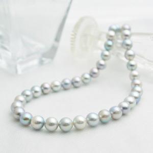 パールネックレス 大珠9.5mm ナチュラルカラー あこや本真珠 