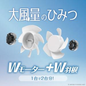 ドウシシャ ツインブレード クリアハンディファ...の詳細画像2