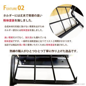 トイレットペーパーホルダー 2連 縦 ダブル ...の詳細画像3