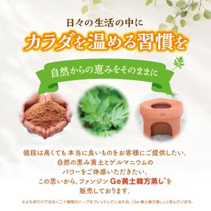 ファンジン Ge黄土韓方蒸しセット ゲルマニウ...の詳細画像2