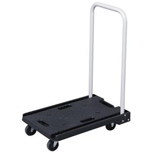 アイリスプラザ 台車 折りたたみ ブラック 耐荷重 100kg