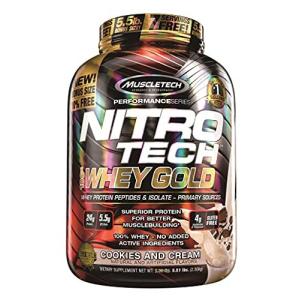 Muscletech ニトロテック 100%WHEY GOLD ホエイゴールド クッキー&クリーム 2.5kg