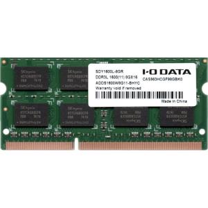IODATA SDY1600L-8GR PC3L-12800（DDR3L-1600）対応ノートPC用メモリー