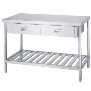 シンコー　引出付作業台　WDS-12045(旧ADS-12045)　SUS