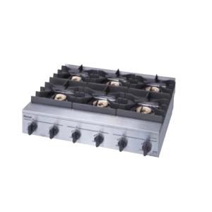 リンナイ（Rinnai） 業務用 ガステーブル RSB-610SV 6口 スタンダード