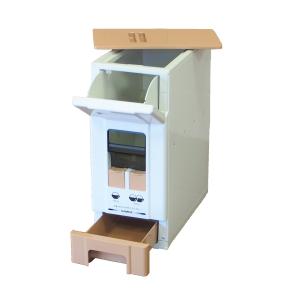 幅19cm 10kg用 コンパクト 米びつ ツ...の詳細画像4