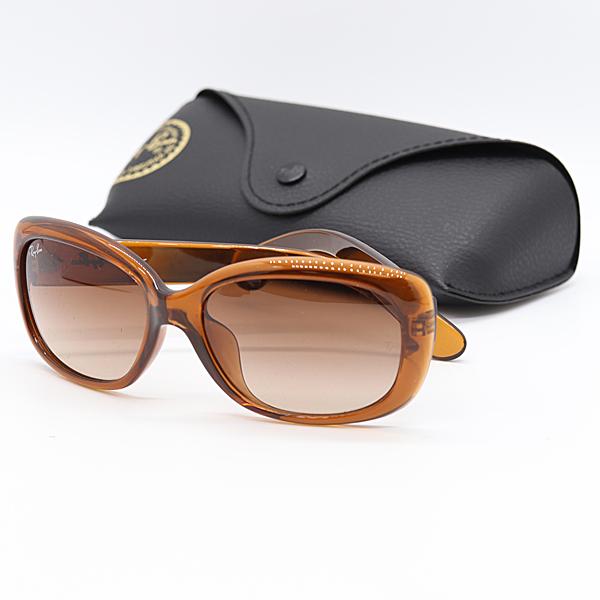 ケース付 レイバン ブラウン サングラス/メガネ 58□16 135 717/13 3N 眼鏡 ブラ...