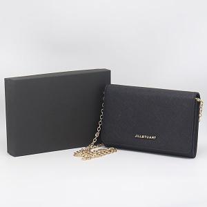 箱付 未使用品 ジルスチュアート ブラックレザー ゴールド金具 クラッチバッグ/ショルダーバッグ レディース 2000000 NSK OMI