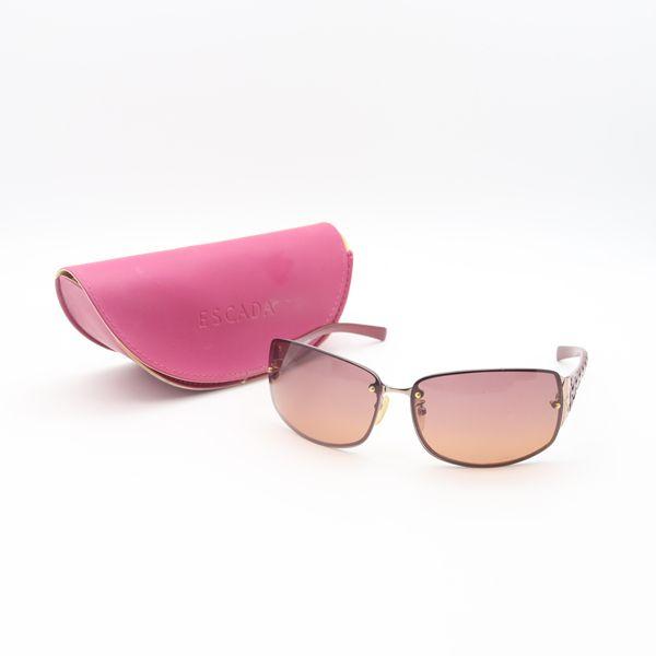 美品 ケース付き サングラス ESCADA ボルドー SES507S COL.A39 メンズ/レディ...