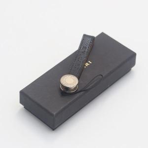 良品 ブルガリ 箱付 キーホルダー ストラップ シルバーカラー レディース KRK 2000000 NSK