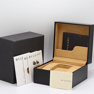 保/冊子付 良品 ブルガリ 空箱 ブラック/黒 アクセサリー用 メンズ/レディース腕時計用 IGR 2000000 NSK
