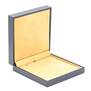 良品 ブルガリ 空箱 ブラックカラー ネックレス用 メンズ/レディース 2000000 NSK IKE