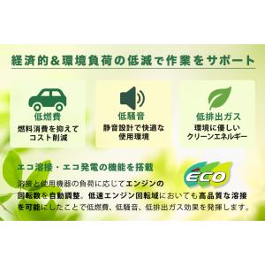 〈新ダイワ〉発電機兼用 エンジン溶接機 EGW...の詳細画像4