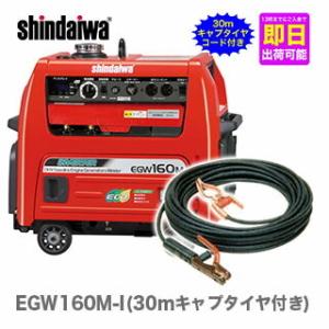 数量限定 〈新ダイワ〉発電機 兼用 エンジン溶接機　EGW160M-I（30ｍキャプタイヤ付き） 代引不可・車上引き渡し品