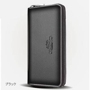 長財布 メンズ ラウンドファスナー 大容量 P...の詳細画像1