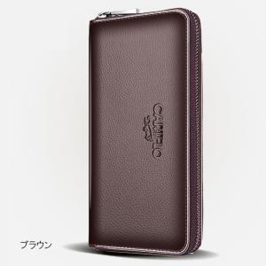 長財布 メンズ ラウンドファスナー 大容量 P...の詳細画像2