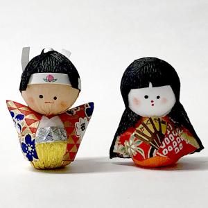 こけし 梅の花 赤 コケシ人形 創作こけし 招福開運 縁起物 花のこけし