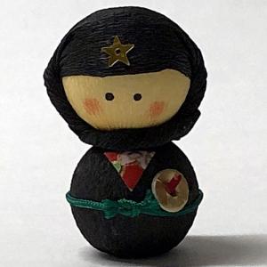 こけし 梅の花 赤 コケシ人形 創作こけし 招福開運 縁起物 花 梅