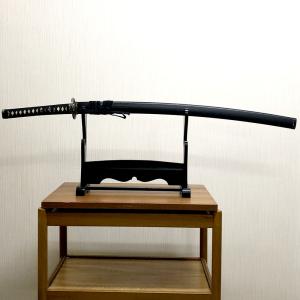 侍 刀 黒石目 大刀 新デザイン 美術刀剣 模...の詳細画像1