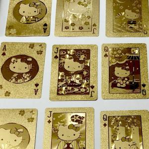 ハローキティ 黄金 キティ トランプ キティち...の詳細画像1