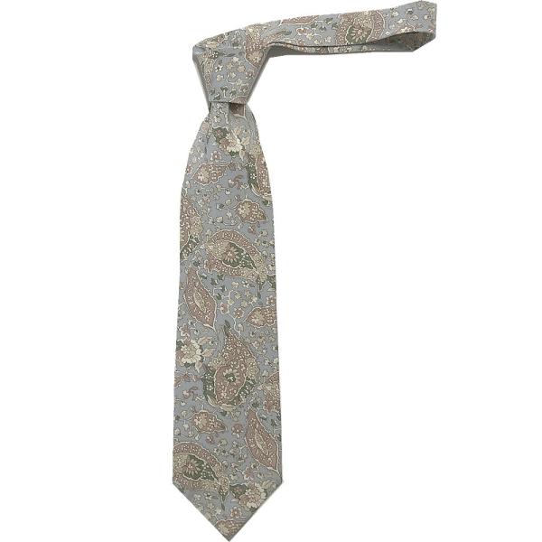 高級シルクネクタイ　JACQUES POIRIER（ジャック ポワリエ）04　フラワー＆リーフ　メー...