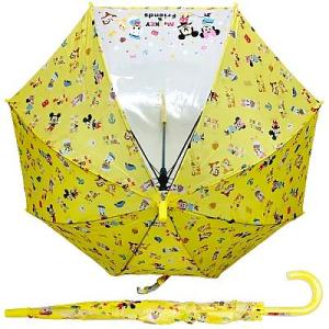 キッズ傘 ミッキー＆フレンズ 子供用傘 50cm ディズニー ミッキーマウス キャラクター 傘 雨の...