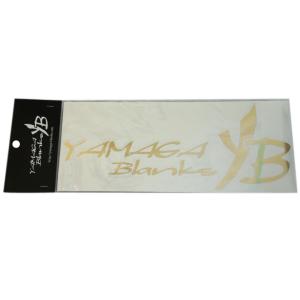 ヤマガブランクス カッティングステッカー 小 #スクラッチゴールド