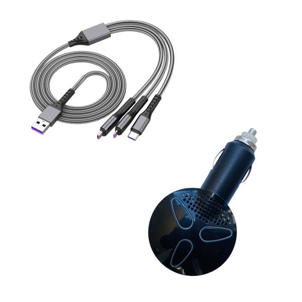 充電ケーブル 3in1 急速充電 アイフォン アンドロイド スマホ Type-C Micro USB...