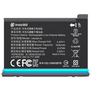 Insta360 ONE X2 リチウムポリマー充電池(1630mAh) CINOSBT/B