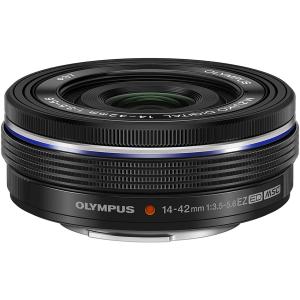 OLYMPUS オリンパス ズームレンズ M.ZUIKO DIGITAL ED 14-42mm F3.5-5.6 EZ ブラック 新品 （簡易箱）｜JAPAN CAMERA Yahoo!店