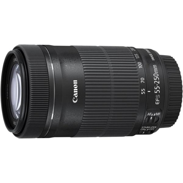 Canon キヤノン 望遠ズームレンズ EF-S55-250mm F4-5.6 IS STM APS...