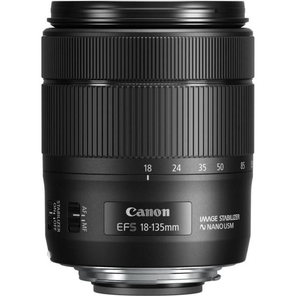 Canon 標準ズームレンズ EF-S18-135 F3.5-5.6 IS USM ブラック 新品 ...