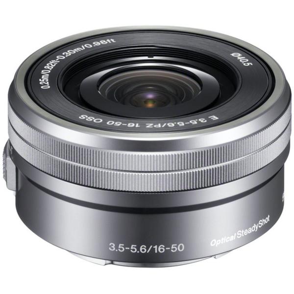 SONY ソニー ズームレンズ E PZ 16-50mm F3.5-5.6 OSS シルバー（グレー...